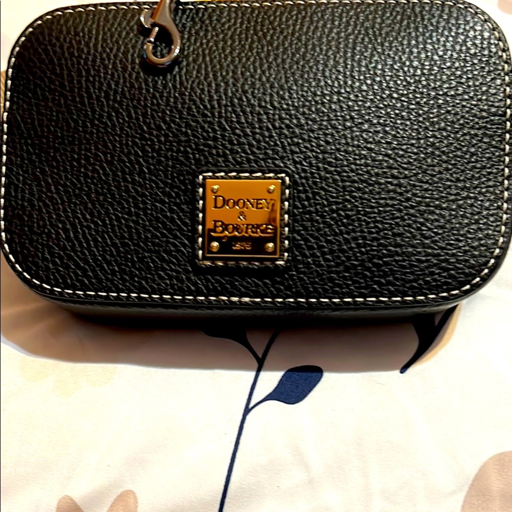 Dooney & Bourke Black Leather Crossbody Bag